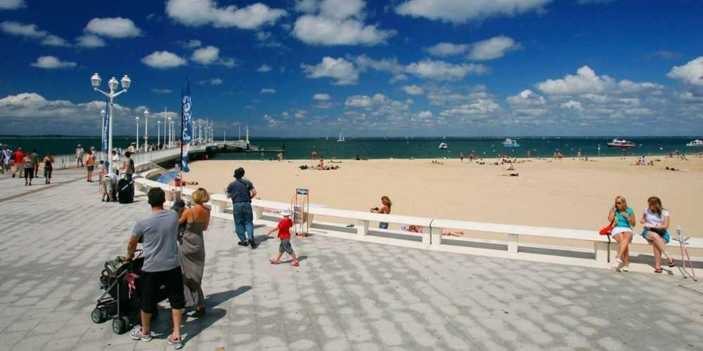 T2 Face Au Port De Plaisance Et Plage D'Eyrac -Terrasse -Parking Apartman Arcachon Kültér fotó